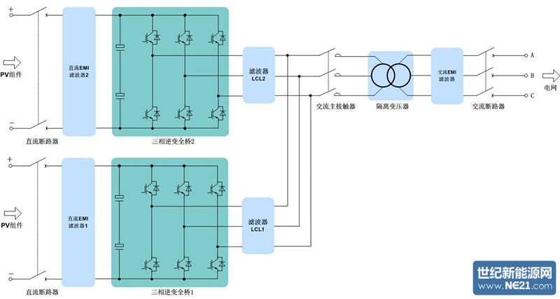 家庭光伏并网接线图