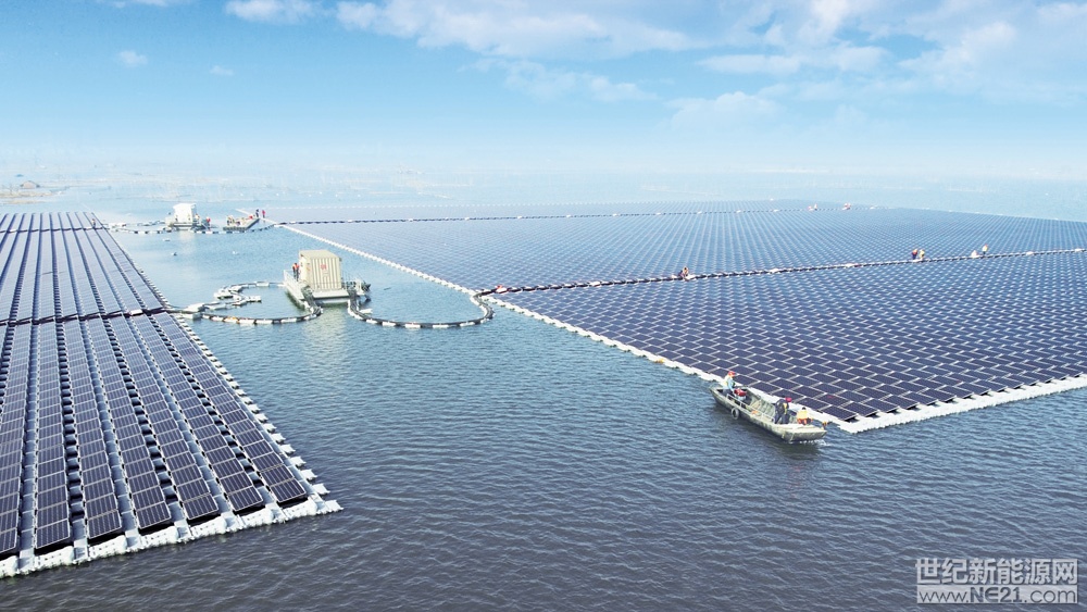 中国最大漂浮式太阳能电站在安徽淮南落成 规模40mw