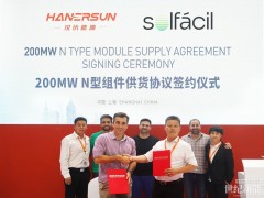 SNEC高光时刻II 汉伏能源与巴西Solfácil再签200MW N型组件供货协议