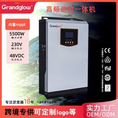 光伏太阳能逆变器5.5kw离网逆变一体机内置mppt控制器