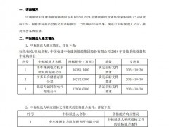 0.486~0.509元/Wh！中国电建2024年储能系统集采开标