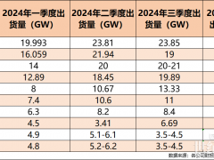 2024光伏组件“群雄争霸”：谁能稳坐全年出货TOP10