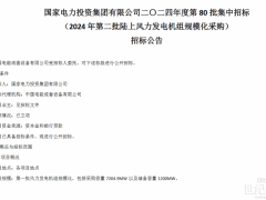 国家电投8.4GW风机集采招标！单机5MW-10MW