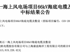 超4亿元！中广核1GW海上风电项目海缆大单