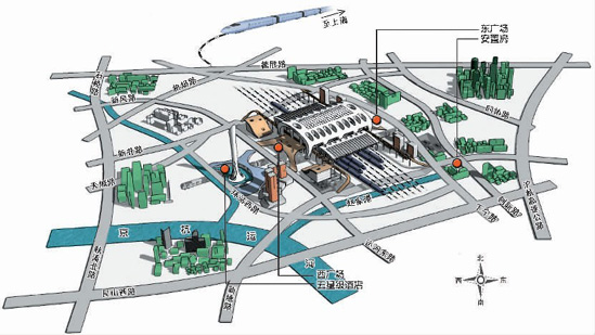杭州东站 结构图图片